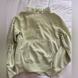 Champion Women’s S Reverse Weave Mint Green Pullover Drawstring Hoodie Sweater